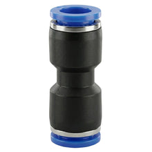 Load image into Gallery viewer, Pneumatic Push-In Air Fitting – Straight Plastic Union 3/8" Tube | Truck &amp; Trailer Air Line Connector