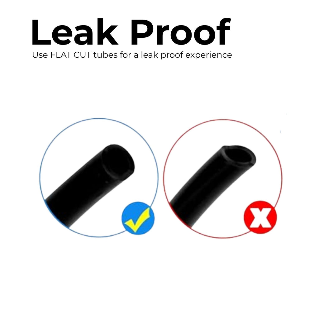 Pneumatic Push-In Air Fitting – Straight Plastic Union 3/8" Tube | Truck & Trailer Air Line Connector